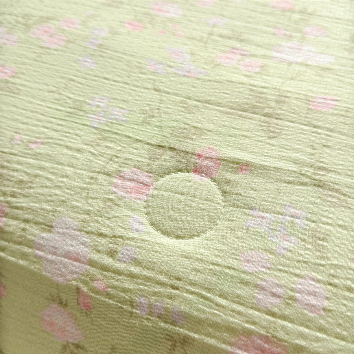 91家纺网 家纺一手货源 找家纺 晓时候 2026双层纱印花夏被四件套新疆棉花被可机洗夏凉被空调被夏季被子 芊芊花语