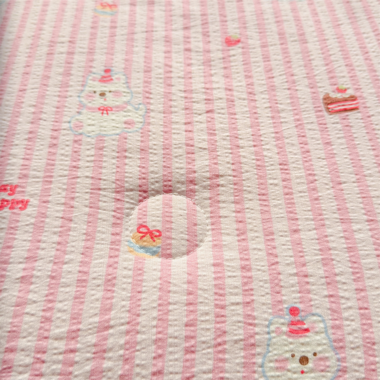 91家纺网 家纺一手货源 找家纺 晓时候 2026双层纱印花夏被四件套新疆棉花被可机洗夏凉被空调被夏季被子 甜甜西高地