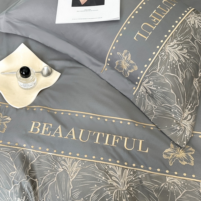 91家纺网 家纺一手货源 找家纺 （总）首尔家纺 2026新款金丝立体浮雕提花水洗真丝天丝四件套