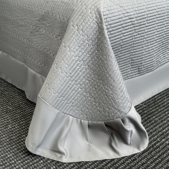 91家纺网 家纺一手货源 找家纺 （总）首尔家纺 2026新款金丝立体浮雕提花水洗真丝天丝四件套