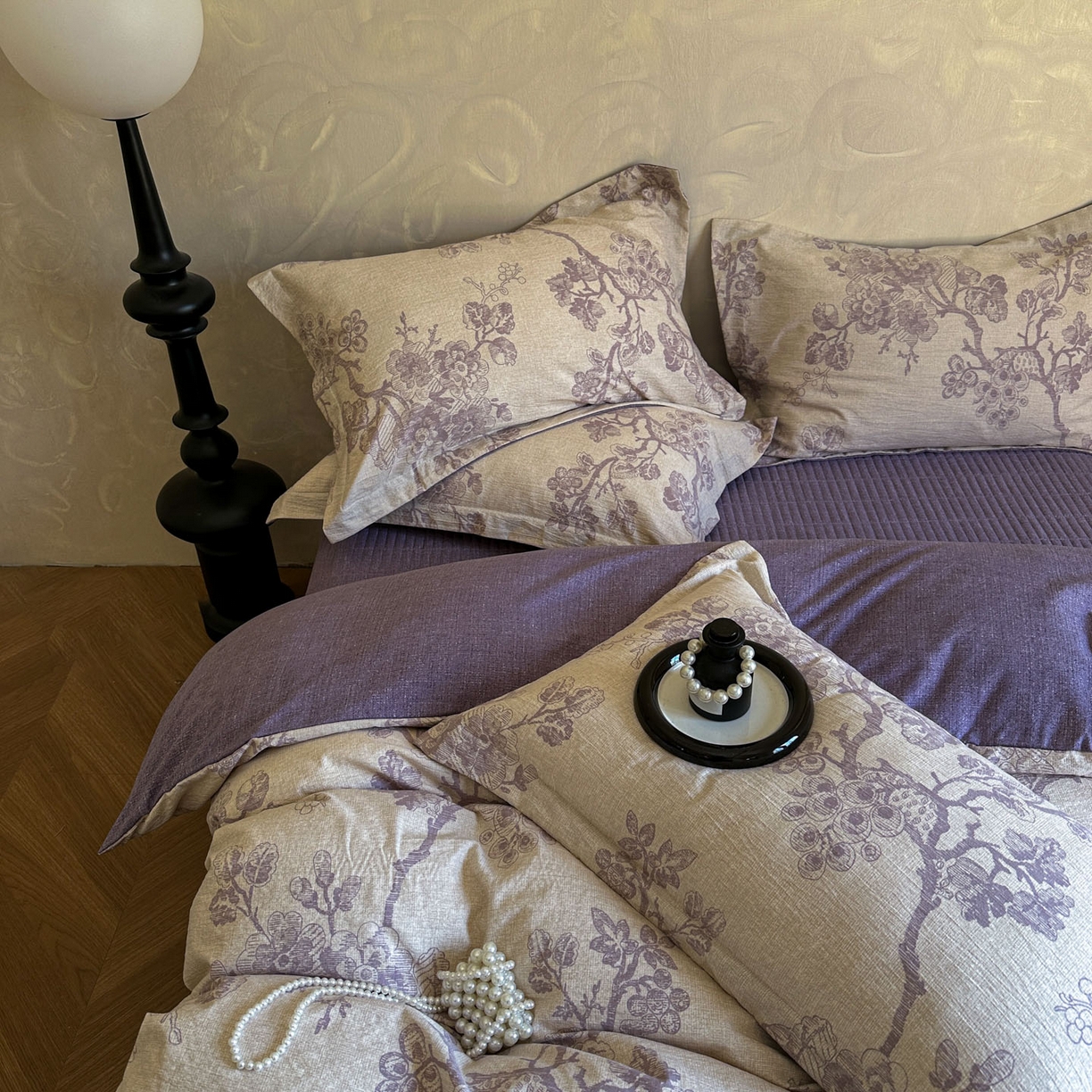 91家纺网 家纺一手货源 找家纺 （总）星光耀 2026新款原棉亚麻床盖四件套