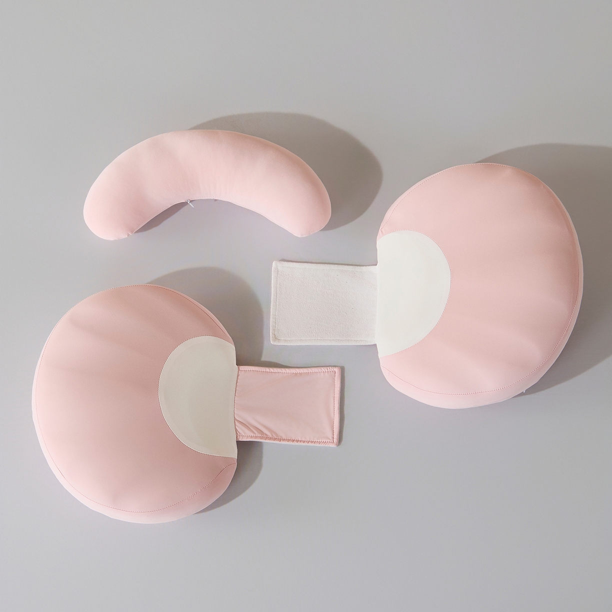 91家纺网 家纺一手货源 找家纺 （总）昕科 2026新款贝壳记忆棉孕妇腰靠枕-孕妇枕头宝宝趴睡枕芯