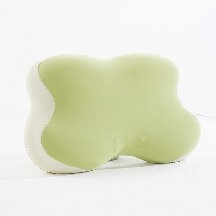 91家纺网 家纺一手货源 找家纺 昕科 2026新款蝴蝶记忆棉深睡支撑枕记忆棉枕头蝶形护颈枕芯枕头 蝴蝶深睡支撑枕-绿色