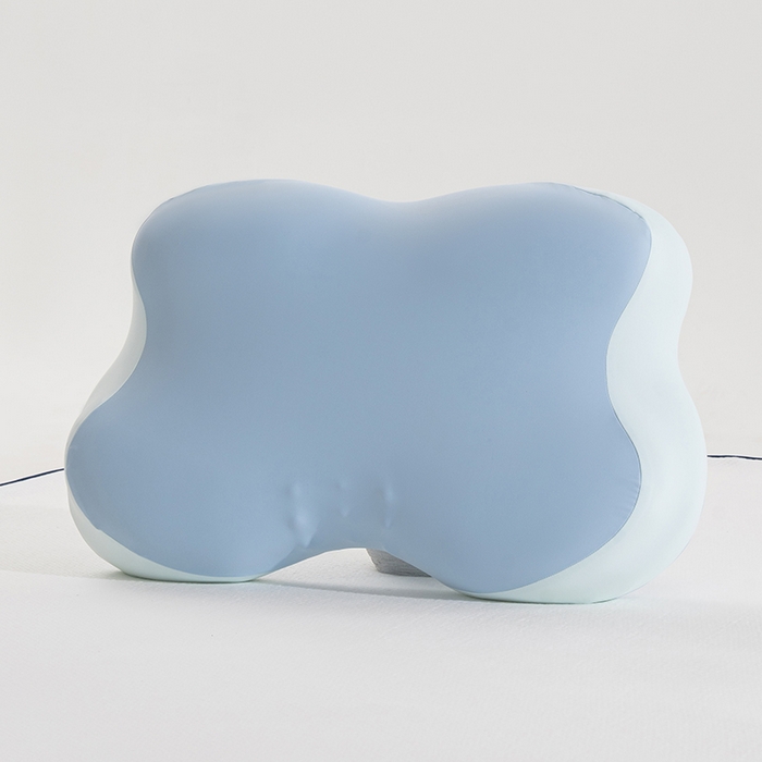 91家纺网 家纺一手货源 找家纺 昕科 2026新款蝴蝶记忆棉深睡支撑枕记忆棉枕头蝶形护颈枕芯枕头 蝴蝶深睡支撑枕-蓝色