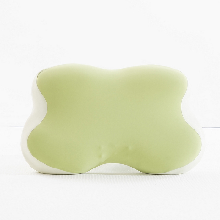 91家纺网 家纺一手货源 找家纺 昕科 2026新款蝴蝶记忆棉深睡支撑枕记忆棉枕头蝶形护颈枕芯枕头 蝴蝶深睡支撑枕-绿色