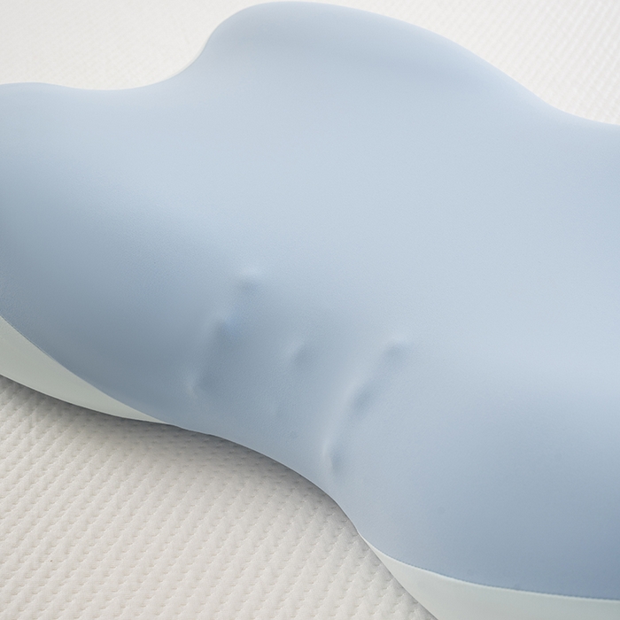 91家纺网 家纺一手货源 找家纺 昕科 2026新款蝴蝶记忆棉深睡支撑枕记忆棉枕头蝶形护颈枕芯枕头 蝴蝶深睡支撑枕-蓝色