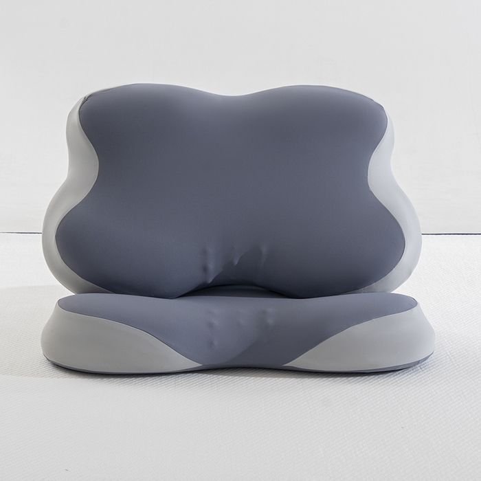 91家纺网 家纺一手货源 找家纺 昕科 2026新款蝴蝶记忆棉深睡支撑枕记忆棉枕头蝶形护颈枕芯枕头 蝴蝶深睡支撑枕-灰色