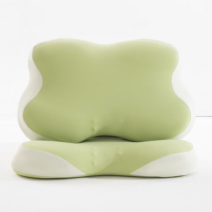 91家纺网 家纺一手货源 找家纺 昕科 2026新款蝴蝶记忆棉深睡支撑枕记忆棉枕头蝶形护颈枕芯枕头 蝴蝶深睡支撑枕-绿色