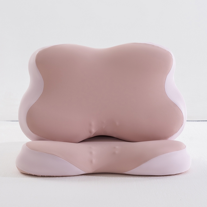 91家纺网 家纺一手货源 找家纺 昕科 2026新款蝴蝶记忆棉深睡支撑枕记忆棉枕头蝶形护颈枕芯枕头 蝴蝶深睡支撑枕-粉色