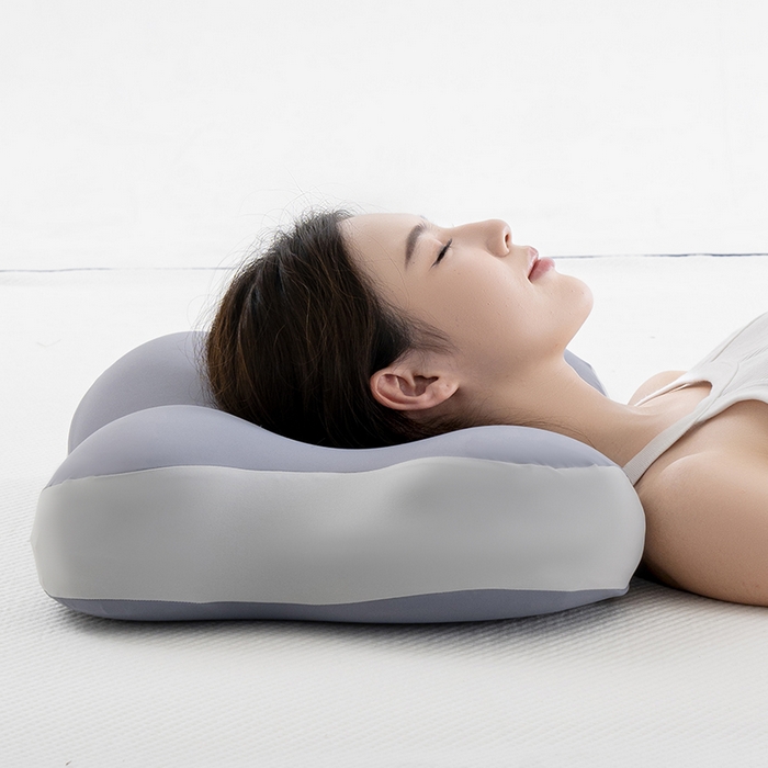 91家纺网 家纺一手货源 找家纺 昕科 2026新款蝴蝶记忆棉深睡支撑枕记忆棉枕头蝶形护颈枕芯枕头 蝴蝶深睡支撑枕-灰色