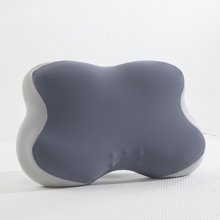 91家纺网 家纺一手货源 找家纺 昕科 2026新款蝴蝶记忆棉深睡支撑枕记忆棉枕头蝶形护颈枕芯枕头 蝴蝶深睡支撑枕-灰色