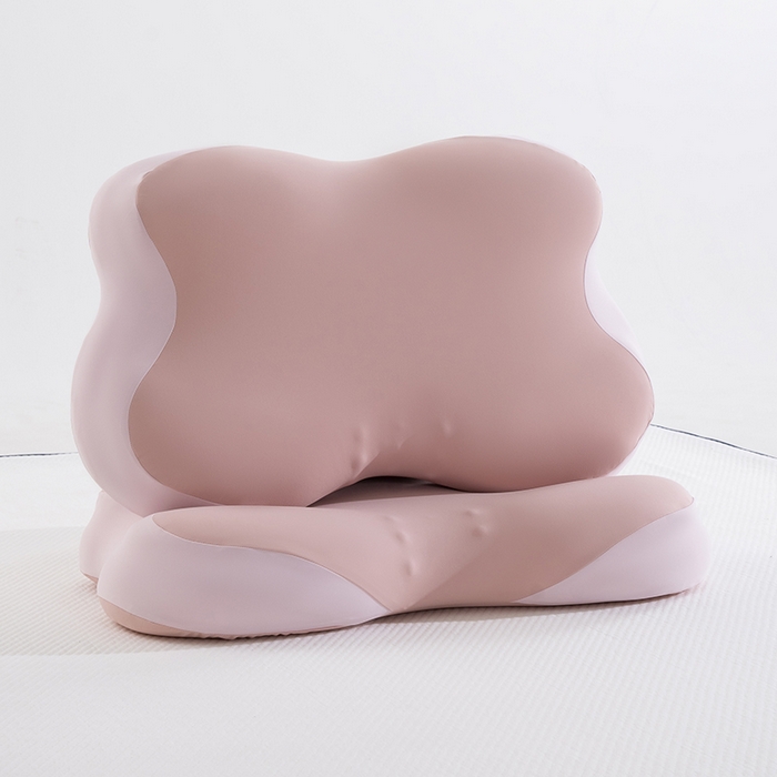 91家纺网 家纺一手货源 找家纺 昕科 2026新款蝴蝶记忆棉深睡支撑枕记忆棉枕头蝶形护颈枕芯枕头 蝴蝶深睡支撑枕-粉色