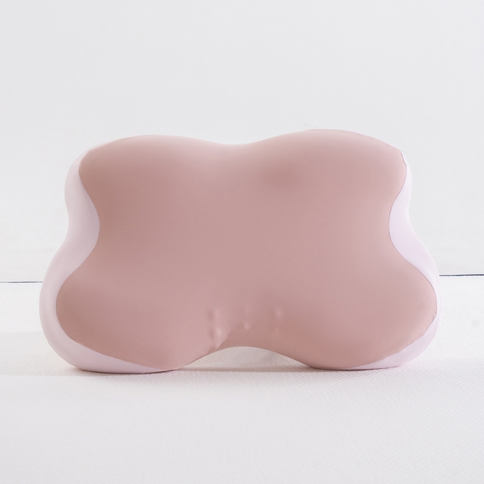 91家纺网 家纺一手货源 找家纺 昕科 2026新款蝴蝶记忆棉深睡支撑枕记忆棉枕头蝶形护颈枕芯枕头 蝴蝶深睡支撑枕-粉色