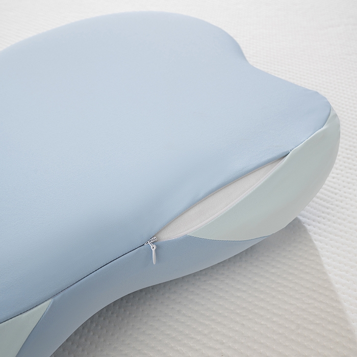 91家纺网 家纺一手货源 找家纺 昕科 2026新款蝴蝶记忆棉深睡支撑枕记忆棉枕头蝶形护颈枕芯枕头 蝴蝶深睡支撑枕-蓝色