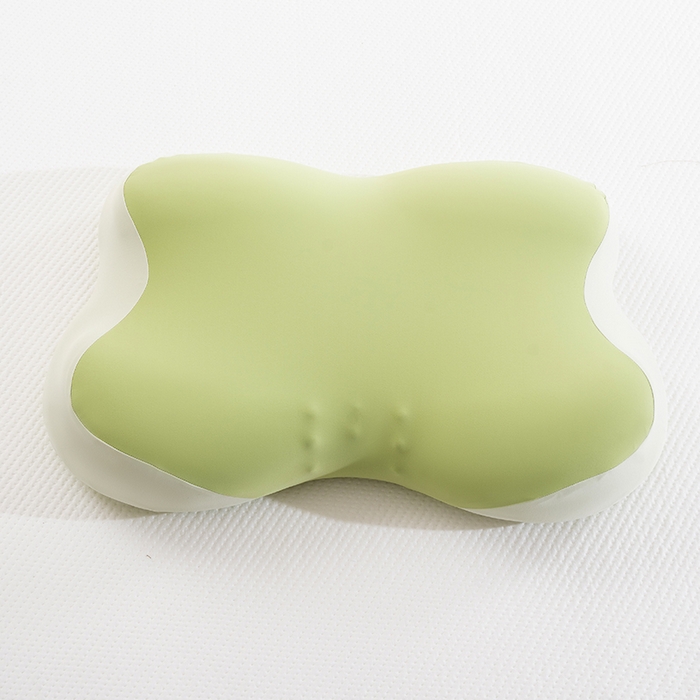 91家纺网 家纺一手货源 找家纺 昕科 2026新款蝴蝶记忆棉深睡支撑枕记忆棉枕头蝶形护颈枕芯枕头 蝴蝶深睡支撑枕-绿色