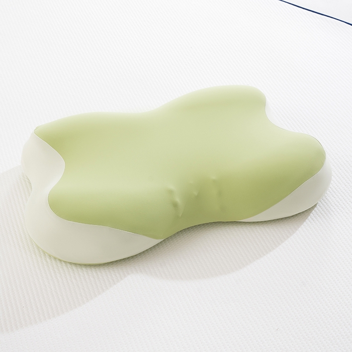 91家纺网 家纺一手货源 找家纺 昕科 2026新款蝴蝶记忆棉深睡支撑枕记忆棉枕头蝶形护颈枕芯枕头 蝴蝶深睡支撑枕-绿色