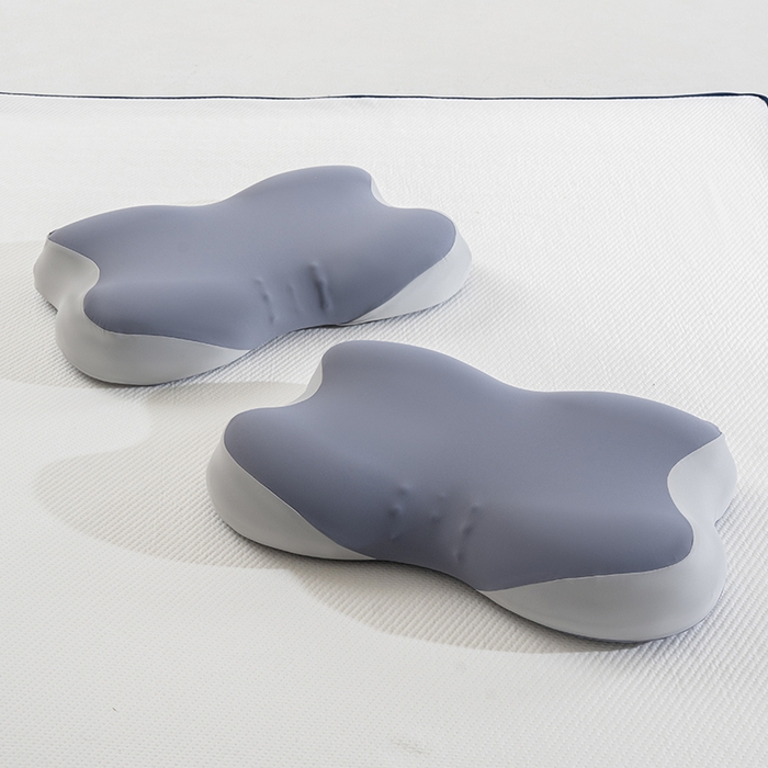 91家纺网 家纺一手货源 找家纺 昕科 2026新款蝴蝶记忆棉深睡支撑枕记忆棉枕头蝶形护颈枕芯枕头 蝴蝶深睡支撑枕-灰色