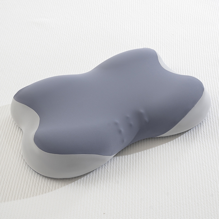 91家纺网 家纺一手货源 找家纺 昕科 2026新款蝴蝶记忆棉深睡支撑枕记忆棉枕头蝶形护颈枕芯枕头 蝴蝶深睡支撑枕-灰色