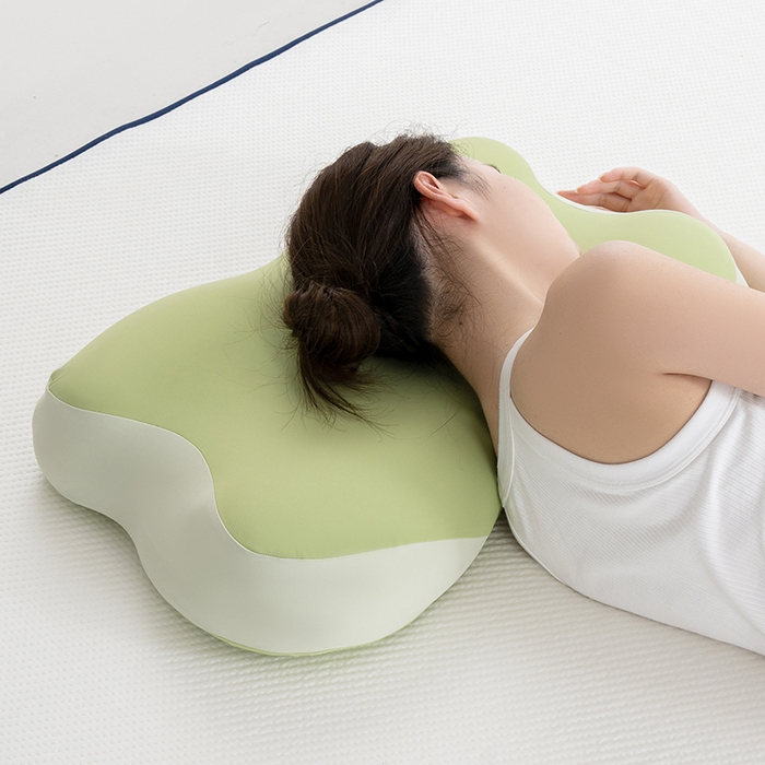 91家纺网 家纺一手货源 找家纺 昕科 2026新款蝴蝶记忆棉深睡支撑枕记忆棉枕头蝶形护颈枕芯枕头 蝴蝶深睡支撑枕-绿色