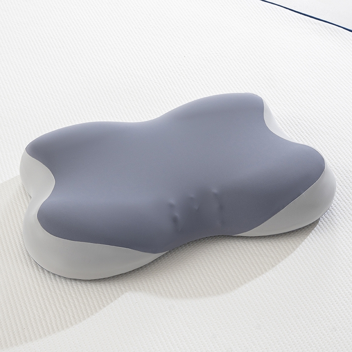 91家纺网 家纺一手货源 找家纺 昕科 2026新款蝴蝶记忆棉深睡支撑枕记忆棉枕头蝶形护颈枕芯枕头 蝴蝶深睡支撑枕-灰色