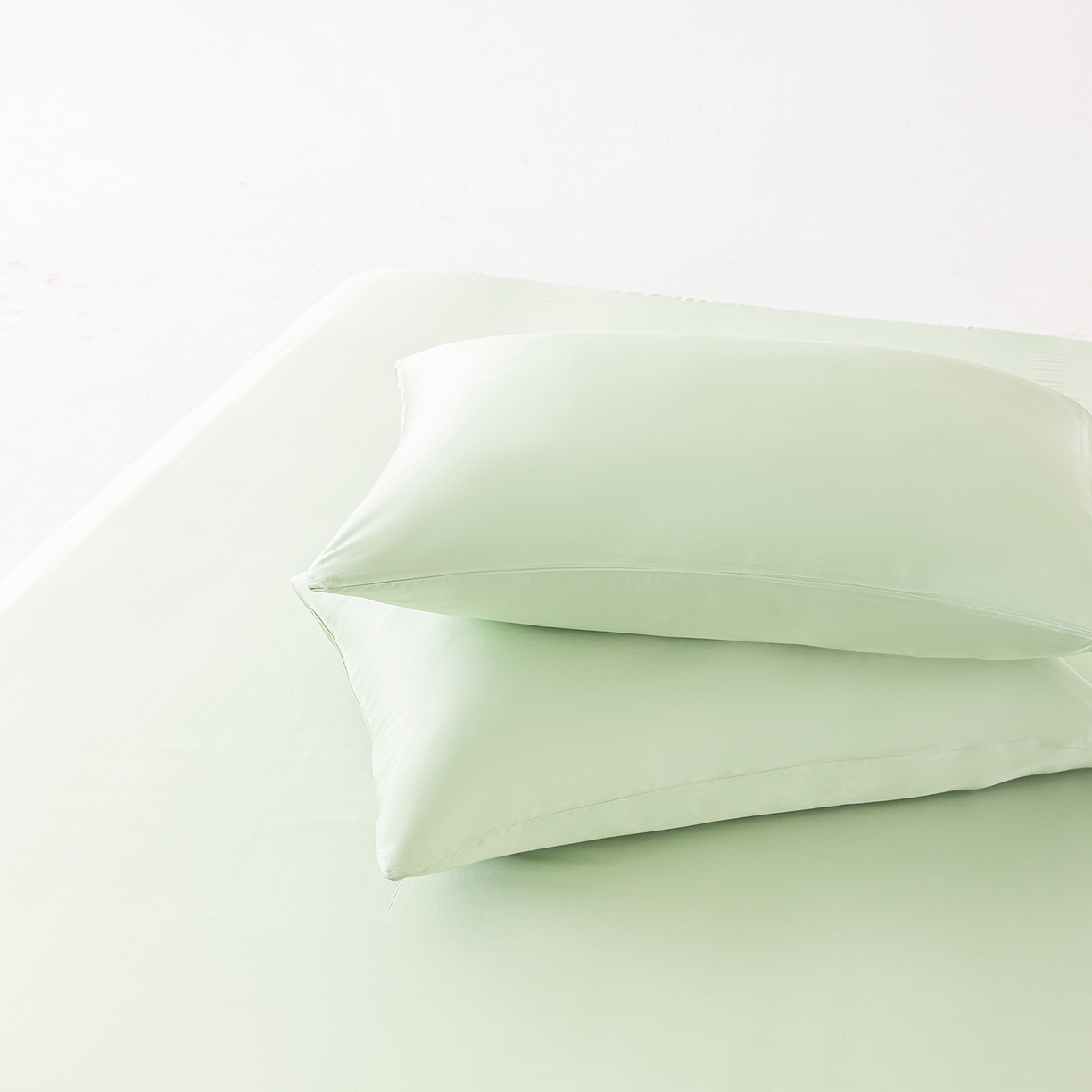 91家纺网 家纺一手货源 找家纺 （总）轩和家居 2026新款竹浆纤维纯色单枕套系列