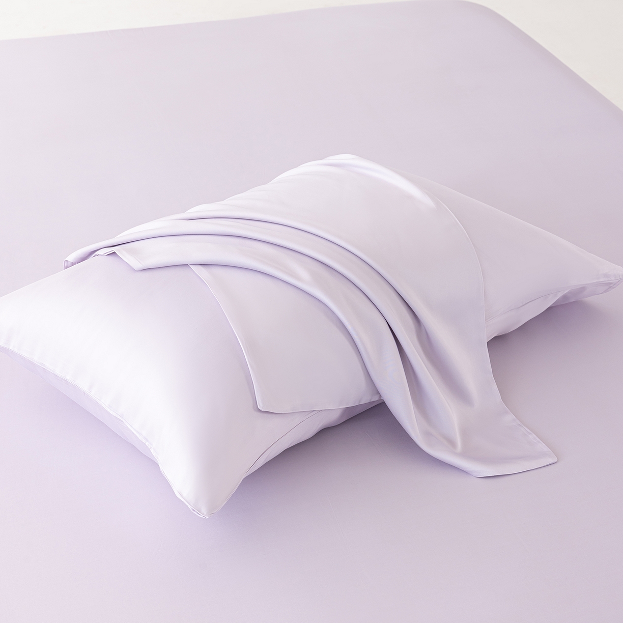 91家纺网 家纺一手货源 找家纺 （总）轩和家居 2026新款竹浆纤维纯色单枕套系列