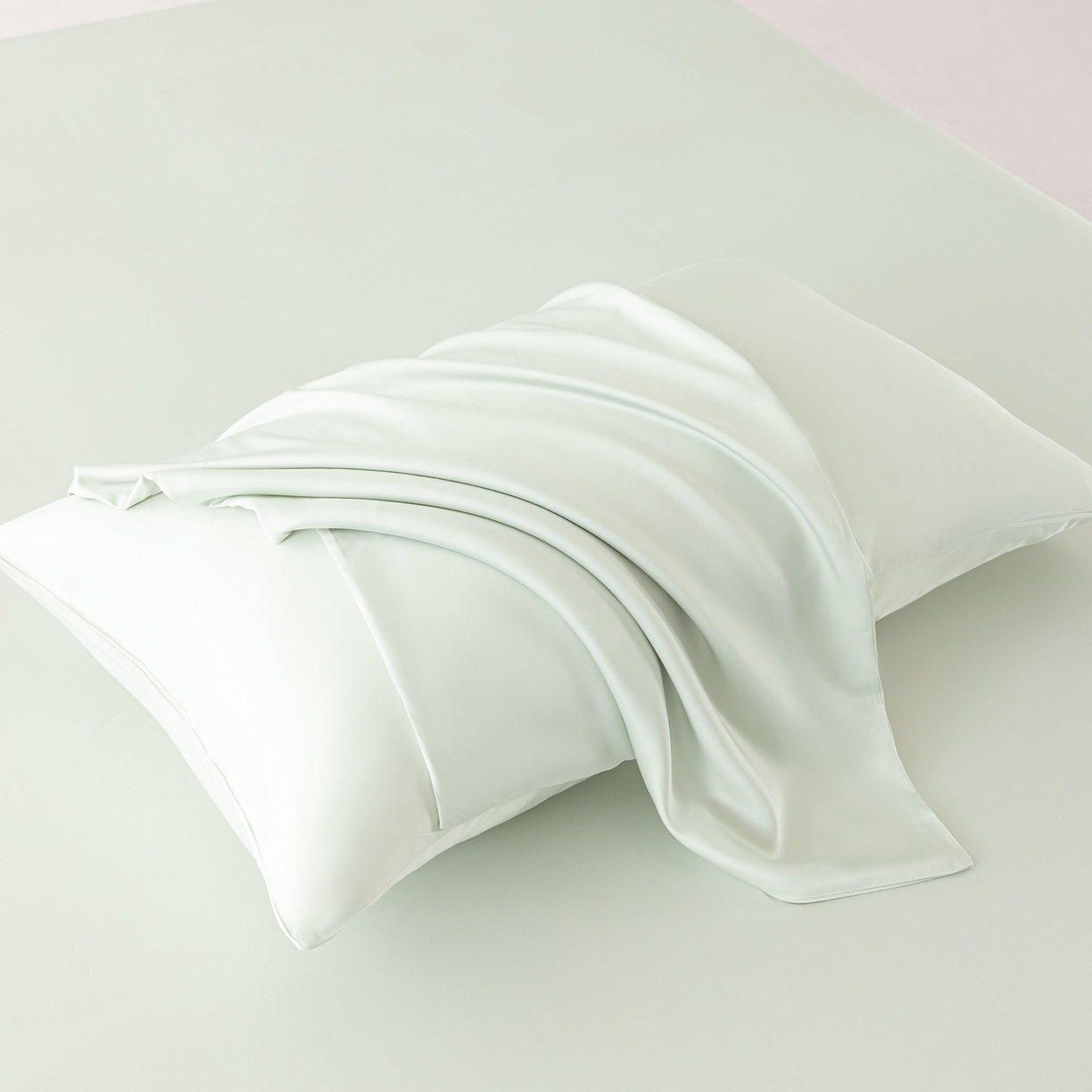 91家纺网 家纺一手货源 找家纺 （总）轩和家居 2026新款竹浆纤维纯色单枕套系列