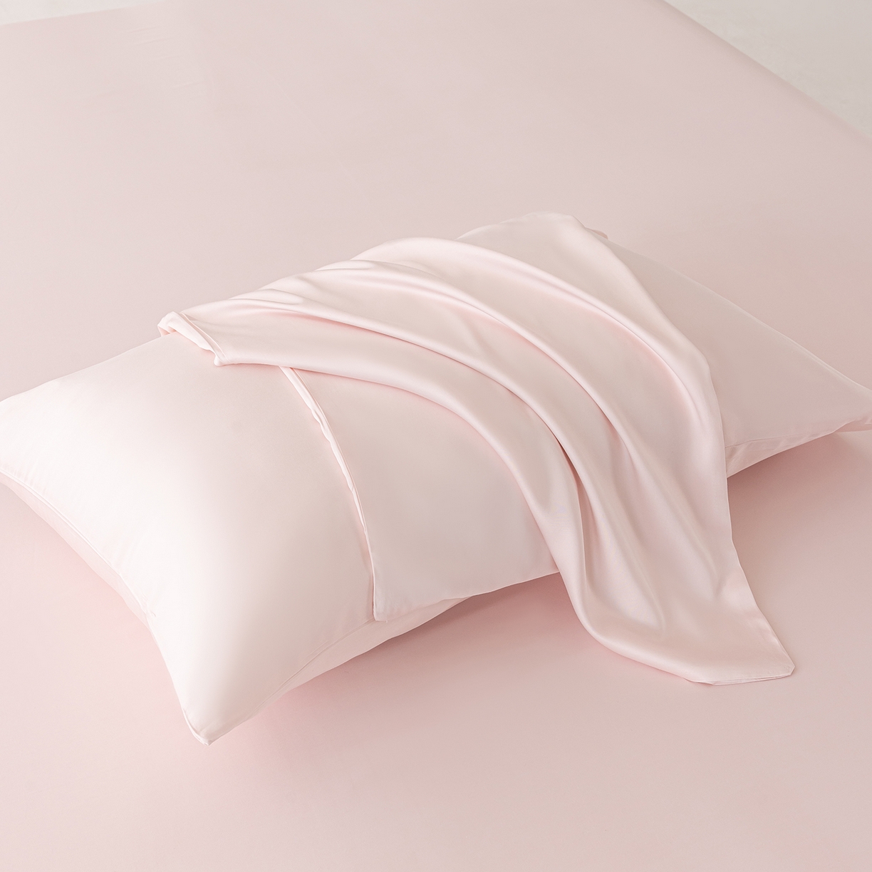 91家纺网 家纺一手货源 找家纺 （总）轩和家居 2026新款竹浆纤维纯色单枕套系列