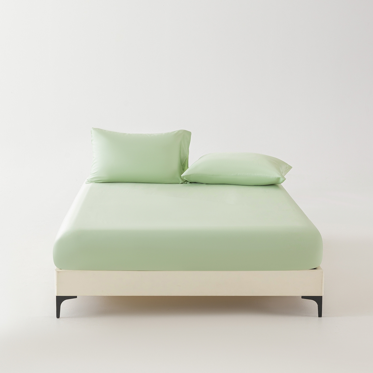 91家纺网 家纺一手货源 找家纺 （总）轩和家居 2026新款竹浆纤维纯色单床笠系列