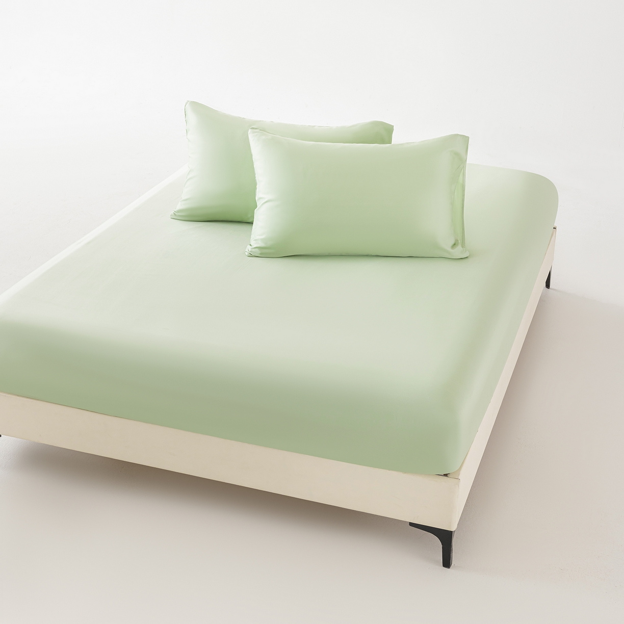 91家纺网 家纺一手货源 找家纺 （总）轩和家居 2026新款竹浆纤维纯色单床笠系列