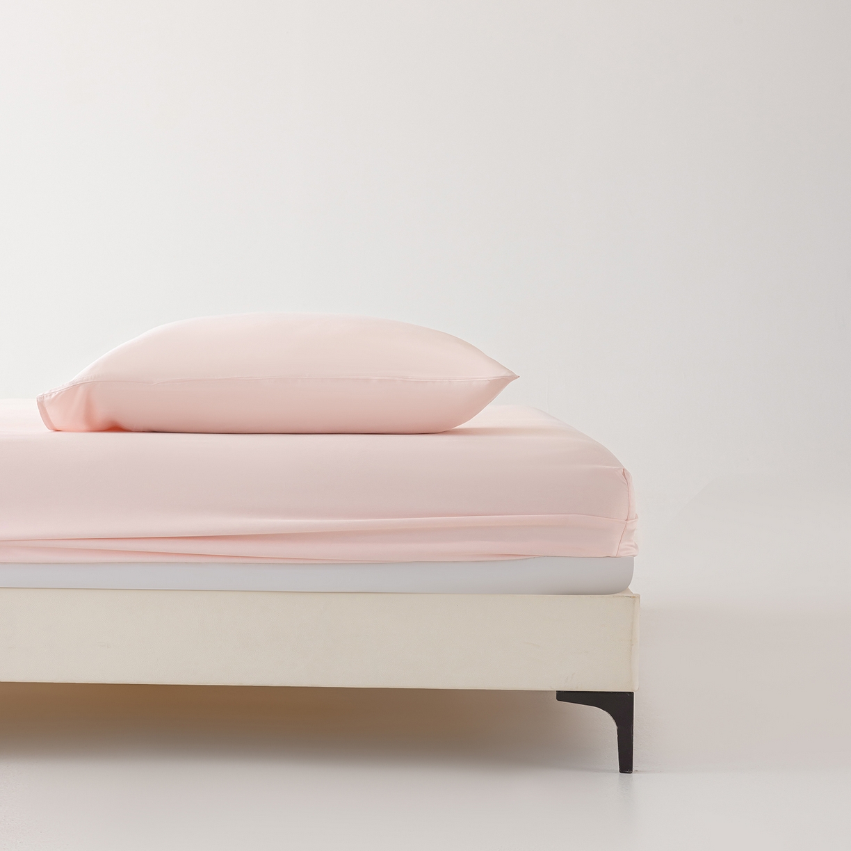 91家纺网 家纺一手货源 找家纺 （总）轩和家居 2026新款竹浆纤维纯色单床笠系列