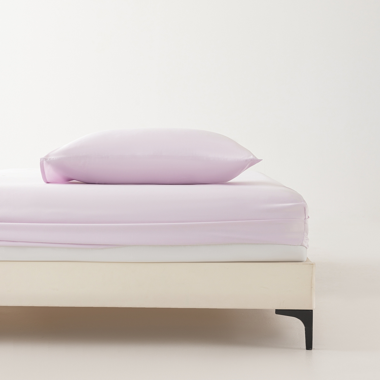 91家纺网 家纺一手货源 找家纺 （总）轩和家居 2026新款竹浆纤维纯色单床笠系列