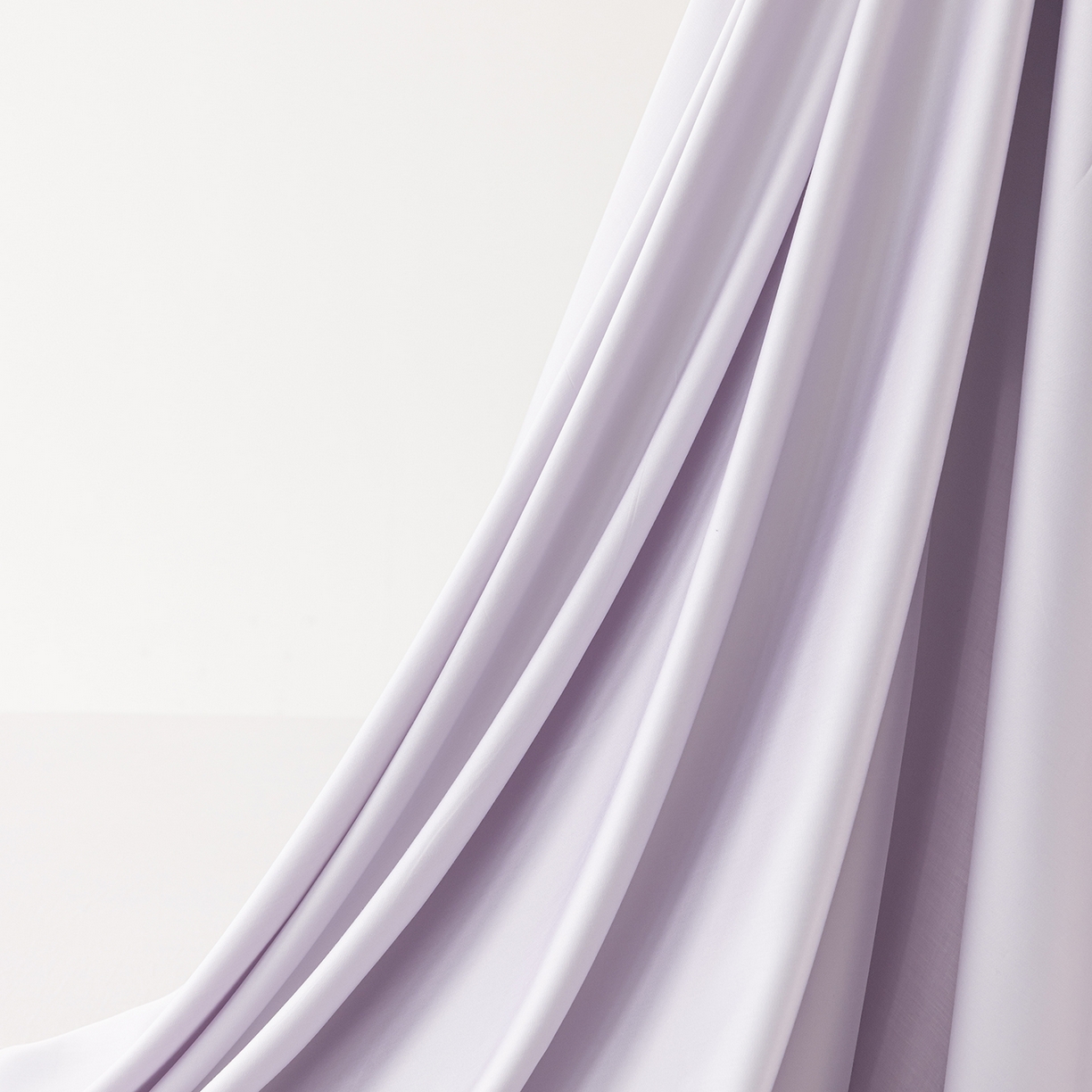 91家纺网 家纺一手货源 找家纺 轩和家居 2026新款竹浆纤维纯色单床笠系列 淡紫