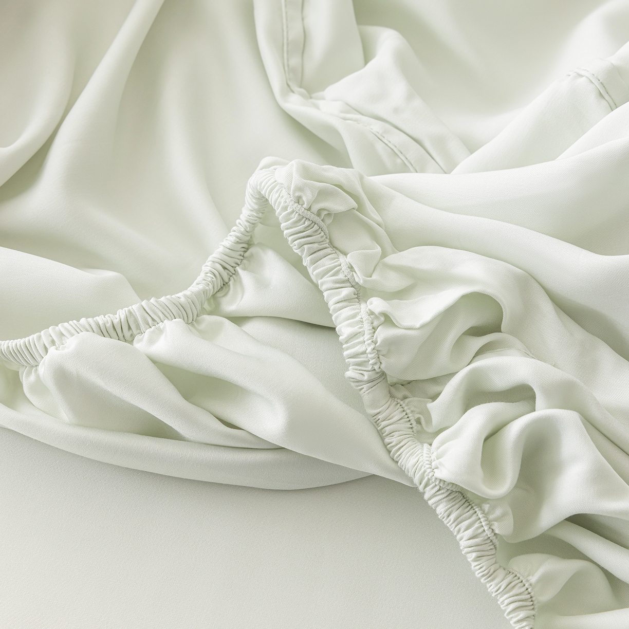 91家纺网 家纺一手货源 找家纺 轩和家居 2026新款竹浆纤维纯色单床笠系列 奇异莓