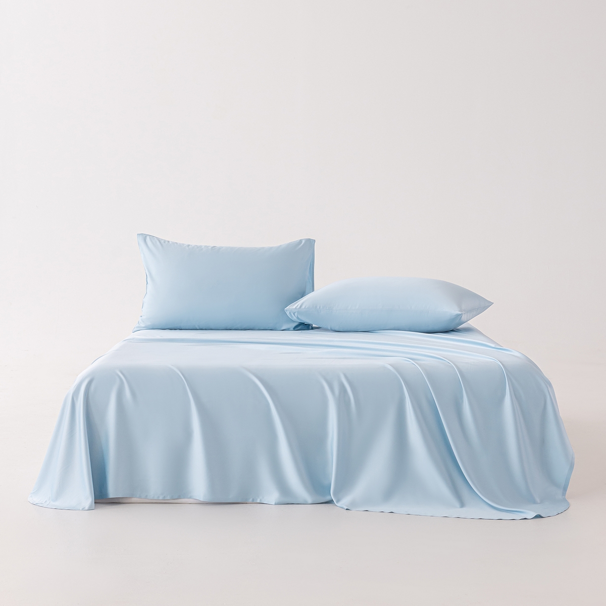 91家纺网 家纺一手货源 找家纺 （总）轩和家居 2026新款竹浆纤维纯色单品床单系列