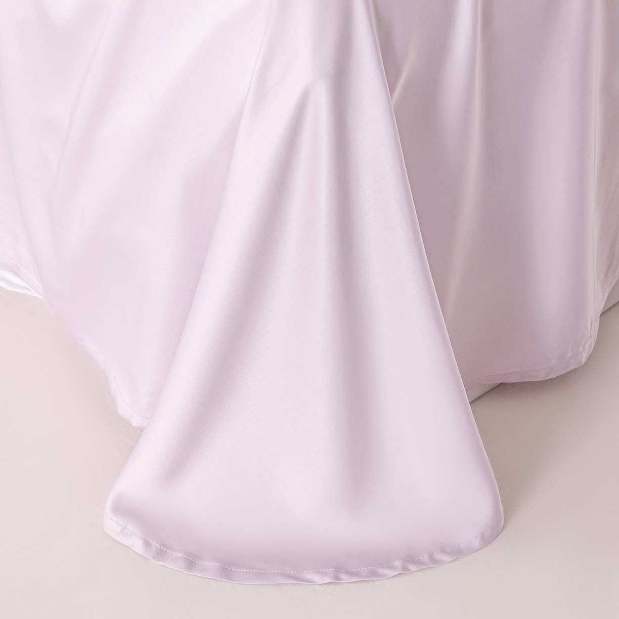 91家纺网 家纺一手货源 找家纺 轩和家居 2026新款竹浆纤维纯色单品床单系列 甜紫