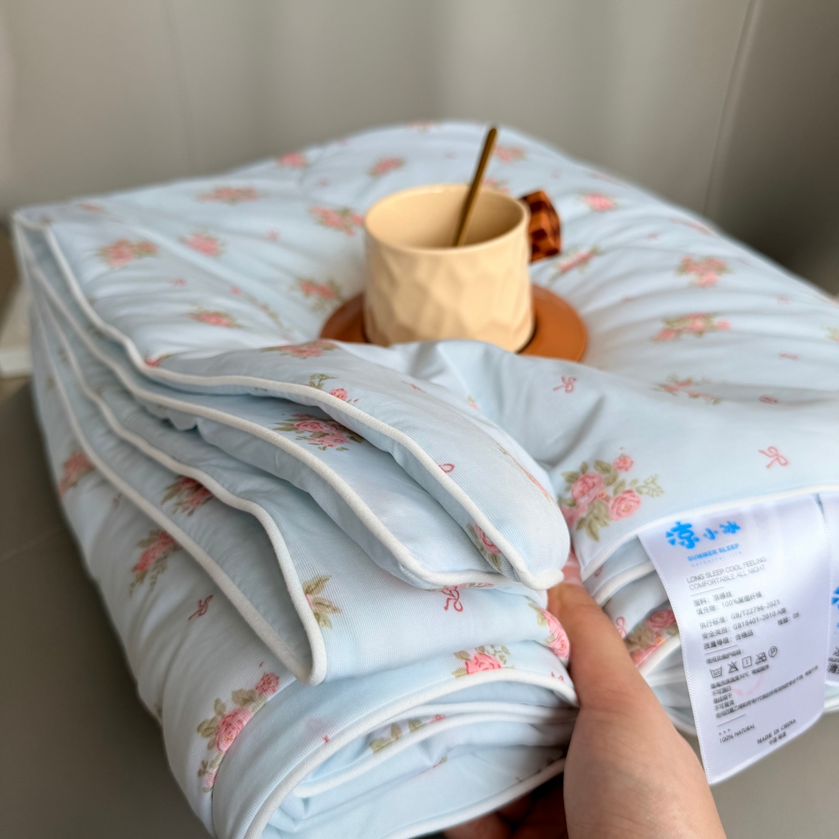 91家纺网 家纺一手货源 找家纺 （总）莱豫家纺 2026春夏新款A类凉感小冰皮夏凉被夏被空调被