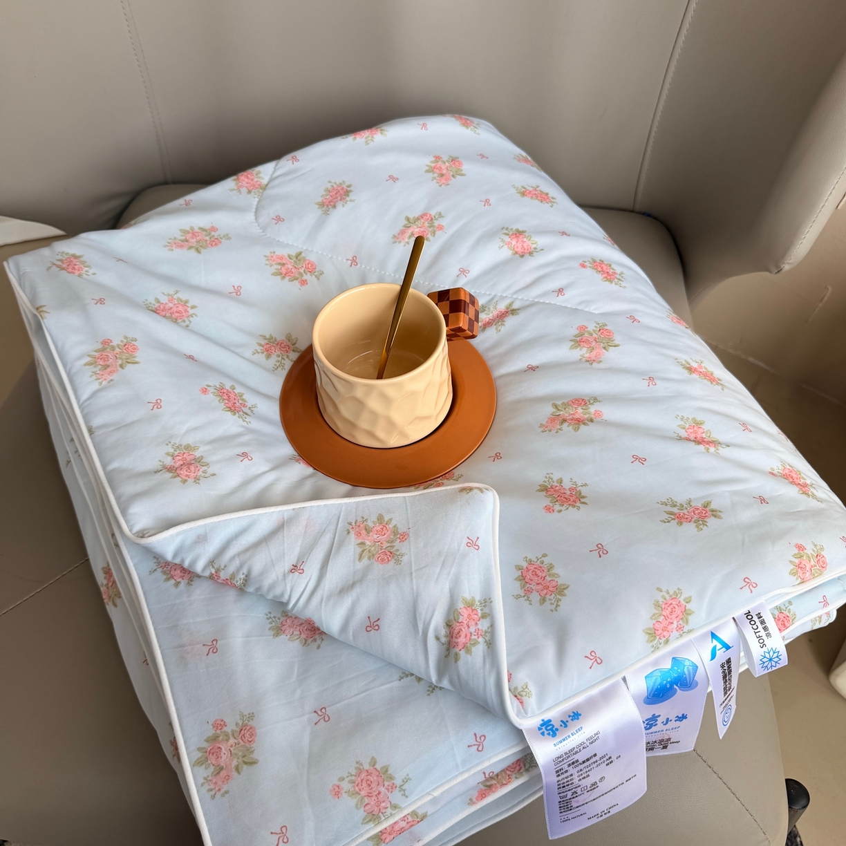 91家纺网 家纺一手货源 找家纺 （总）莱豫家纺 2026春夏新款A类凉感小冰皮夏凉被夏被空调被