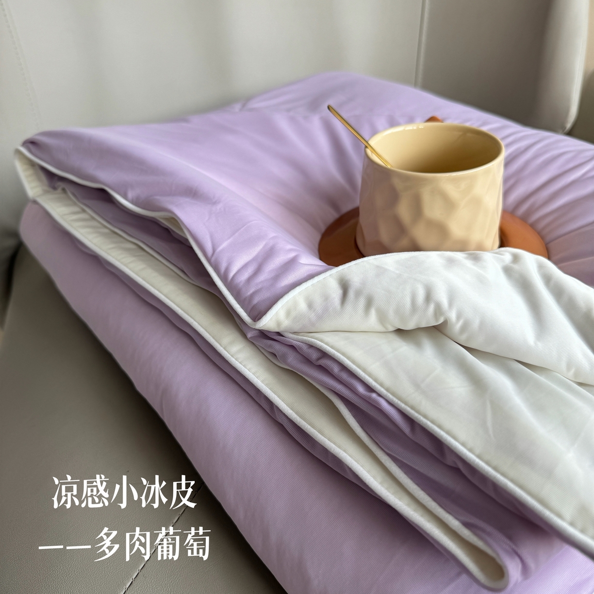 91家纺网 家纺一手货源 找家纺 （总）莱豫家纺 2026春夏新款A类凉感小冰皮夏凉被夏被空调被