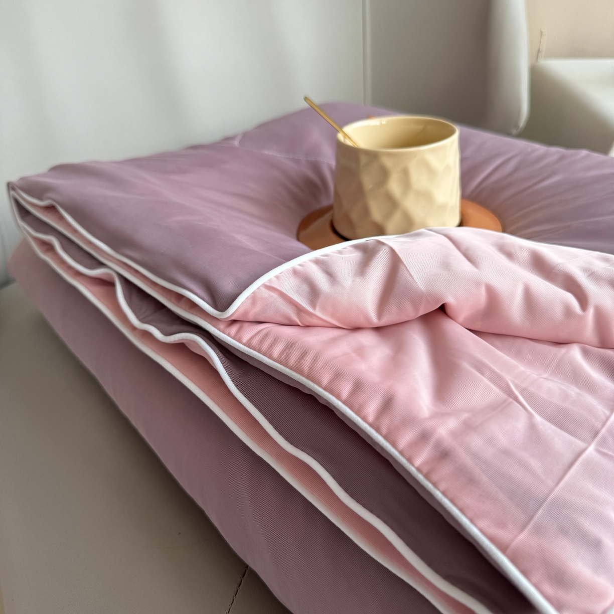 91家纺网 家纺一手货源 找家纺 （总）莱豫家纺 2026春夏新款A类凉感小冰皮夏凉被夏被空调被