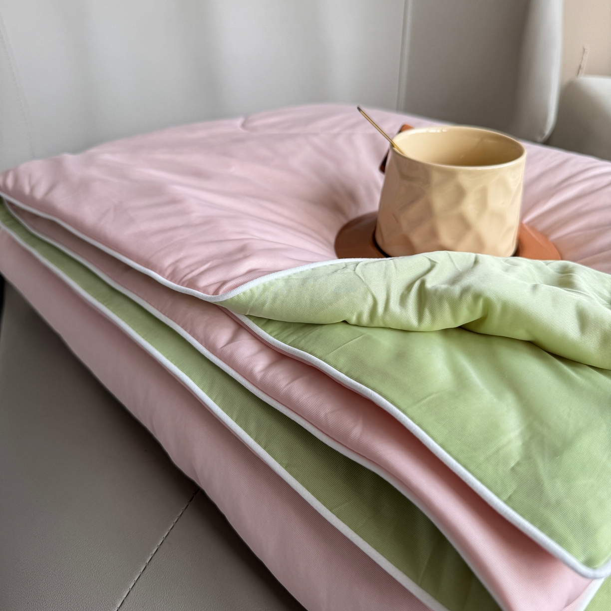 91家纺网 家纺一手货源 找家纺 （总）莱豫家纺 2026春夏新款A类凉感小冰皮夏凉被夏被空调被