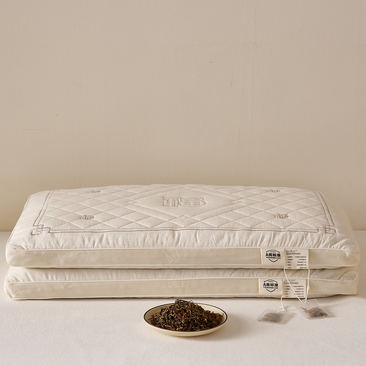 91家纺网 家纺一手货源 找家纺 （总）乐可 2026新款铁观音茉莉花香枕枕头枕芯