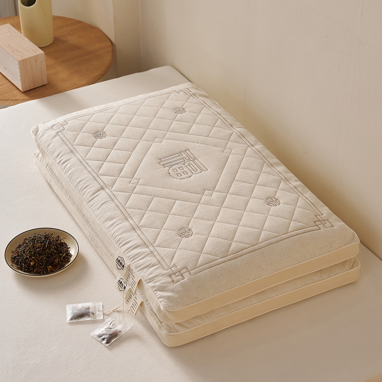 91家纺网 家纺一手货源 找家纺 （总）乐可 2026新款铁观音茉莉花香枕枕头枕芯