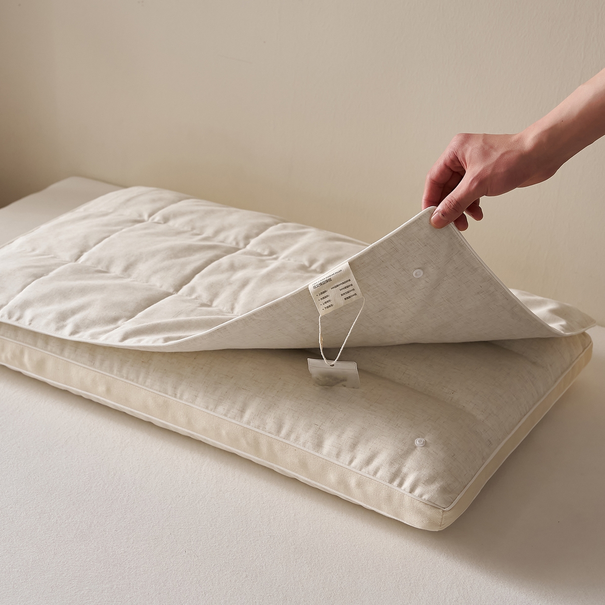 91家纺网 家纺一手货源 找家纺 （总）乐可 2026新款陈艾慢回弹枕枕头枕芯