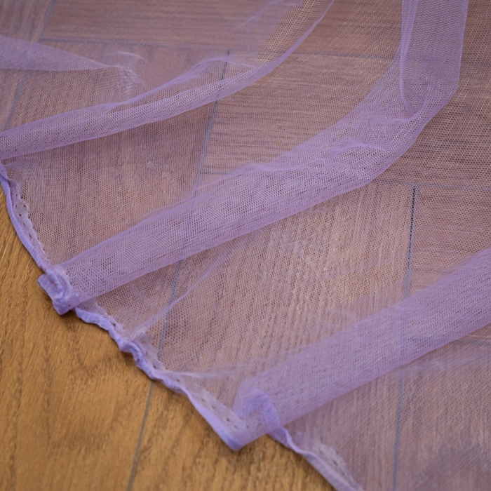 91家纺网 家纺一手货源 找家纺 永旺家纺 2026新款加密帐纱唯美花边宫廷蚊帐-凤羽 盈盈紫