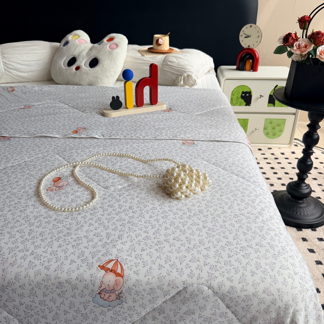 91家纺网 家纺一手货源 找家纺 莱豫家纺 2026春夏新款A类凉感小冰皮夏凉被夏被空调被 可爱小象