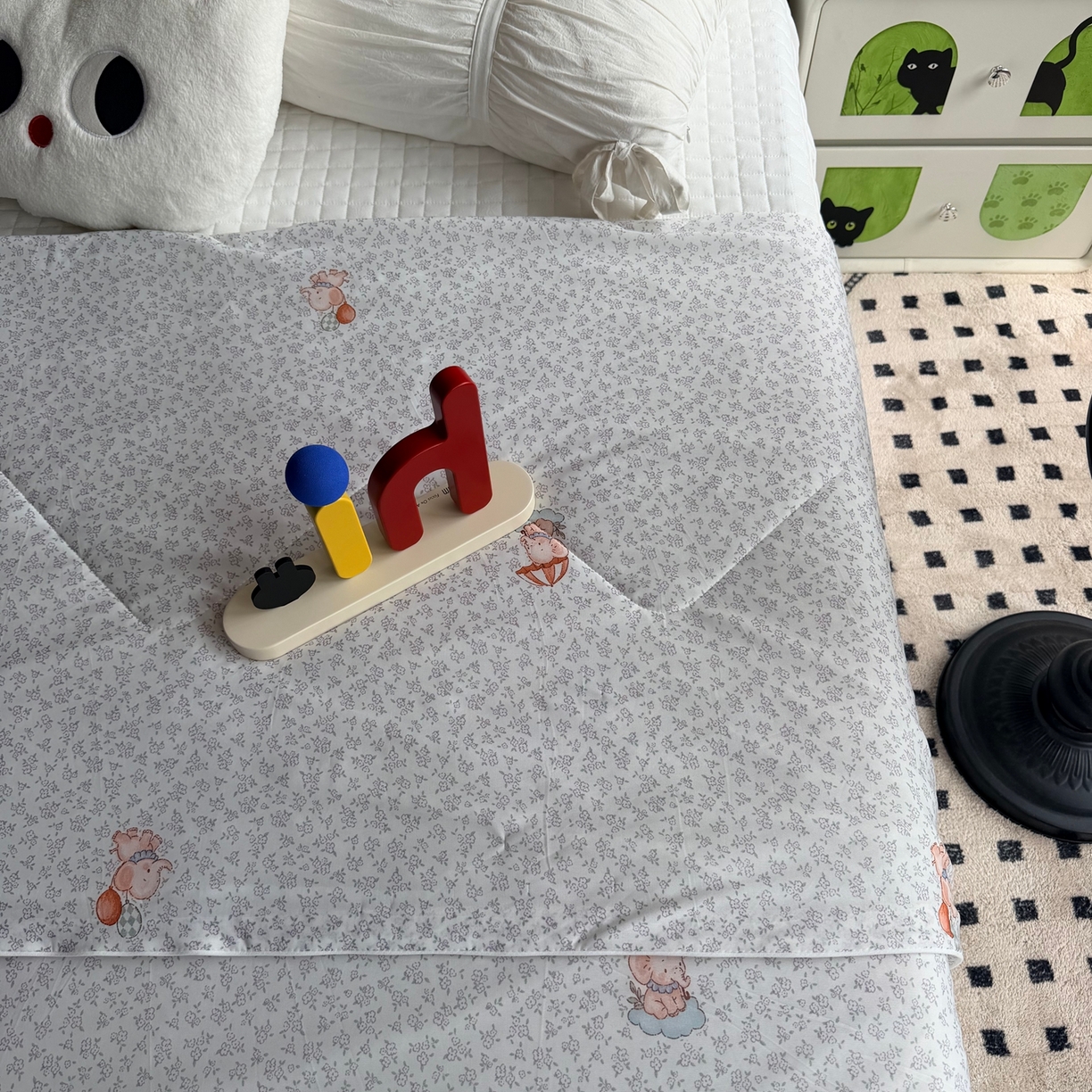 91家纺网 家纺一手货源 找家纺 莱豫家纺 2026春夏新款A类凉感小冰皮夏凉被夏被空调被 可爱小象