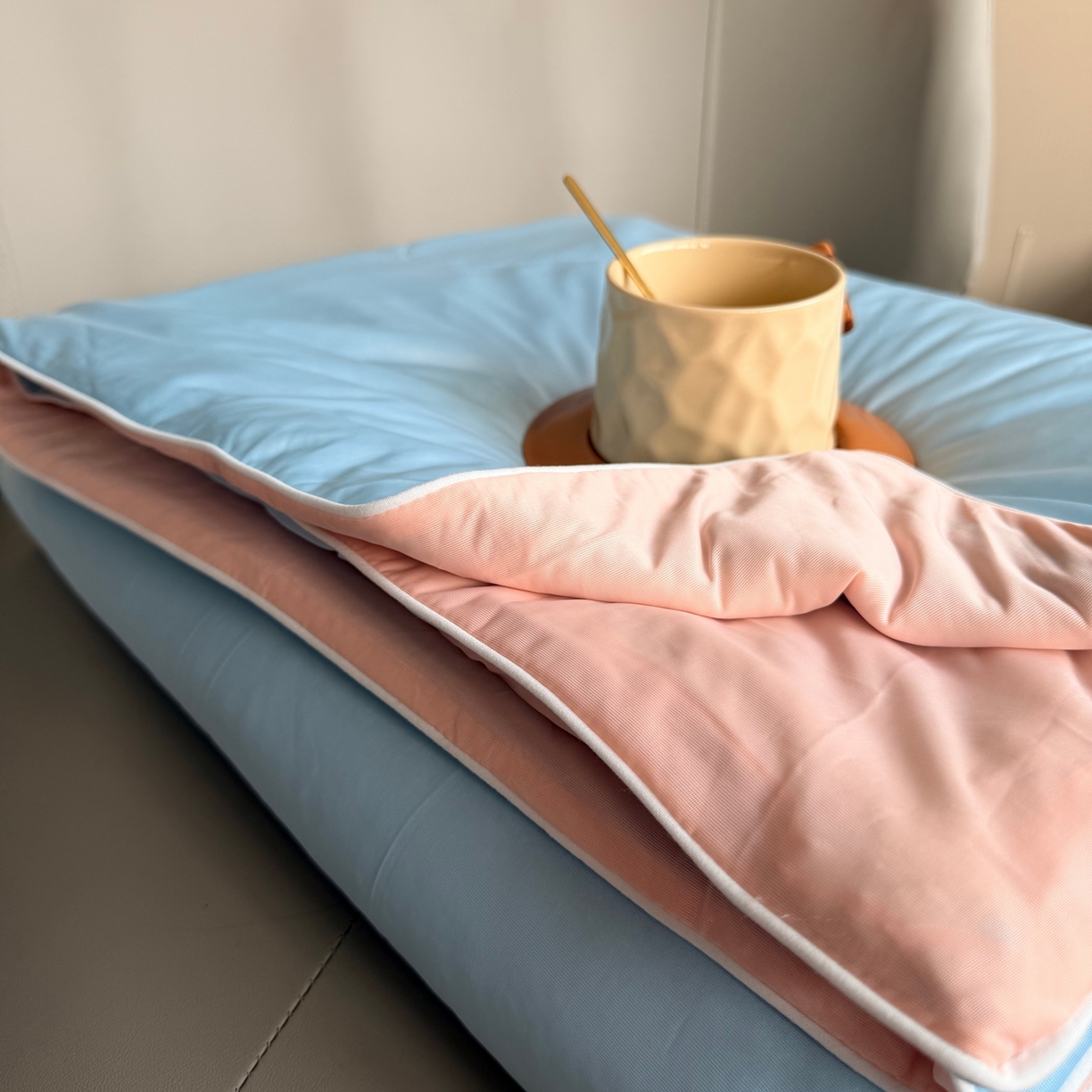 莱豫家纺 2026春夏新款A类凉感小冰皮夏凉被夏被空调被 可甜可盐