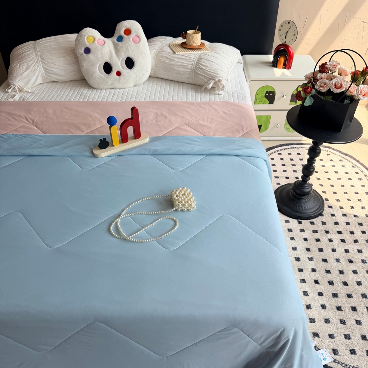 91家纺网 家纺一手货源 找家纺 莱豫家纺 2026春夏新款A类凉感小冰皮夏凉被夏被空调被 可甜可盐