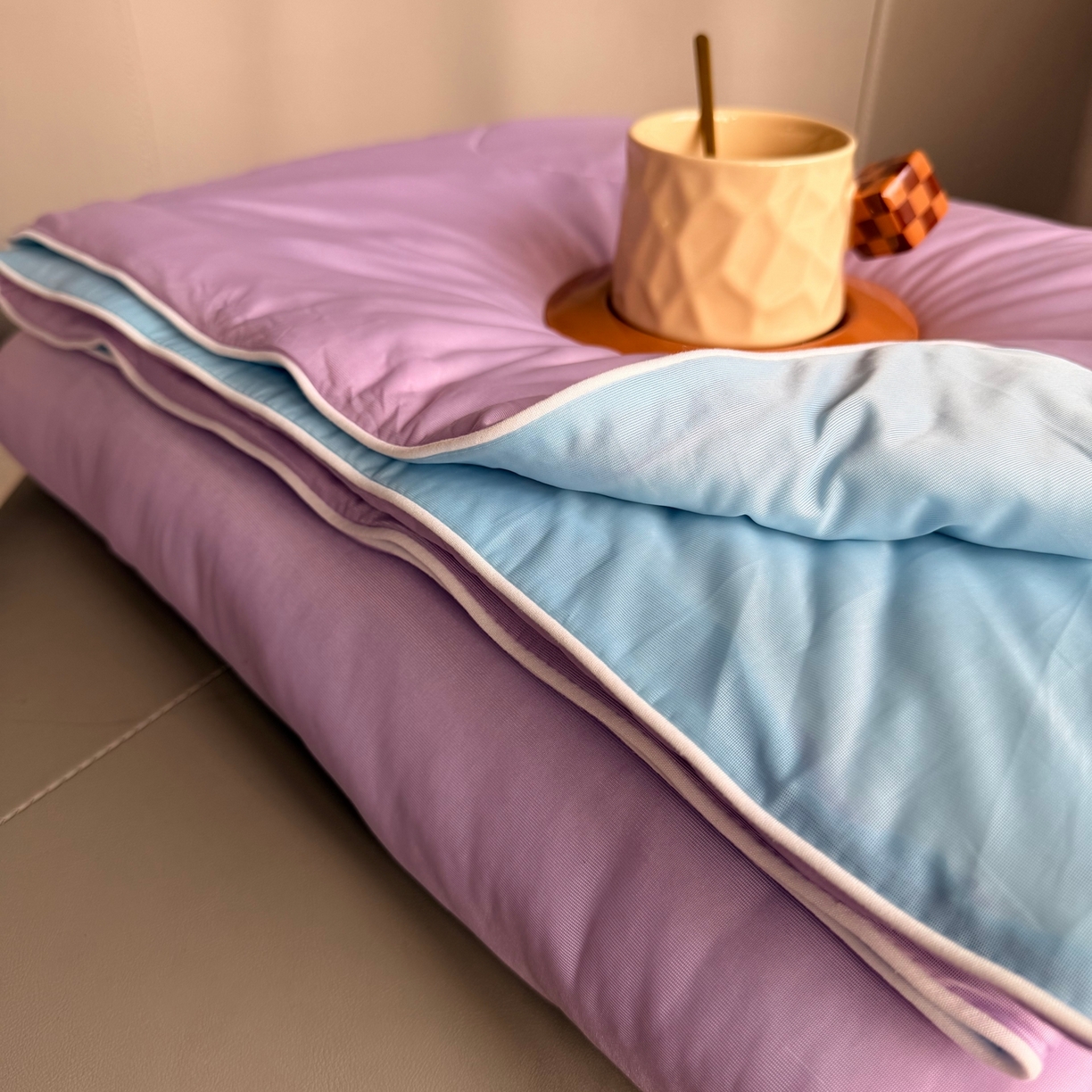 莱豫家纺 2026春夏新款A类凉感小冰皮夏凉被夏被空调被 梅泥耶